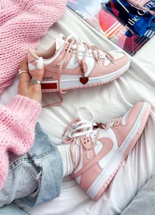 Шкіряні кросівки nike sb dunk “sweet heart”