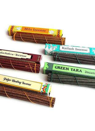 Набір пахощів тибету green tara - п'ять різних запахів3 фото