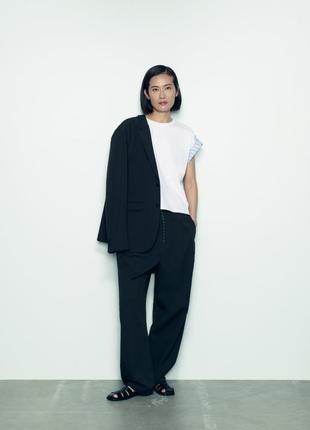 Zara топ из поплина, размер s