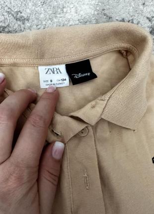 Реглан блуза zara з міккі 9 р 134см футболка3 фото