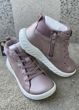 Мембранні шкіряні напівчеревики ботинки ecco sp.1 lite 23 р.24 р