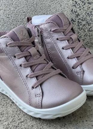 Мембранні шкіряні напівчеревики ботинки ecco sp.1 lite 23 р.24 р