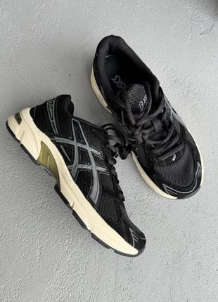 Кросівки asics gel-1130 black grey1 фото