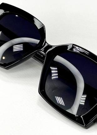 Очки солнцезащитные женские квадратные в пластиковой оправе с тоненькими дужками градиентная тонировка4 фото