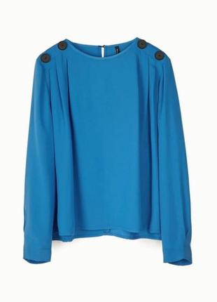 Блакитна блуза кофточка stradivarius4 фото