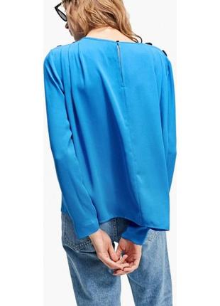 Блакитна блуза кофточка stradivarius3 фото