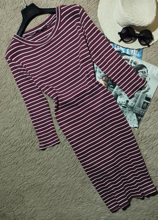 Гарна сукня в рубчик/плаття по фігурі