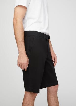 Мужские эластичные шорты guess с ремнем2 фото