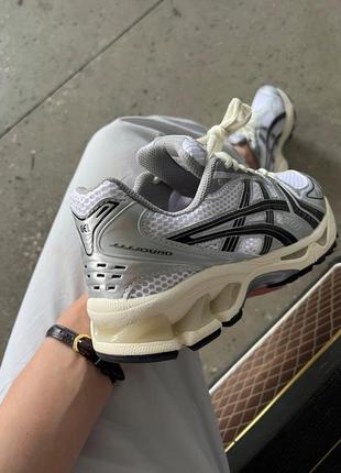 Кросівки asics gel-kayano 14 white silver black2 фото