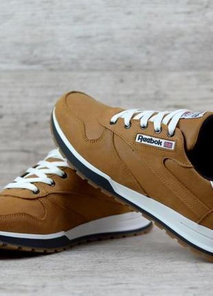 Мужские кожаные кроссовки reebok 4