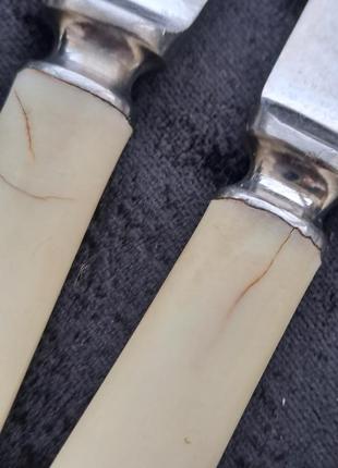 Набор прибора  ножей нержавейка с бакелитовыми ручками  ссср4 фото