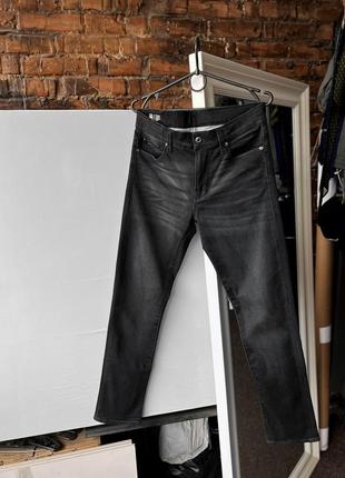 G-star 3301 slim black boys sp22087 pant jeans підліткові штани, джинси