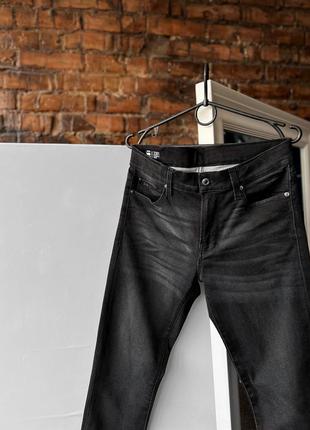 G-star 3301 slim black boys sp22087 pant jeans підліткові штани, джинси2 фото