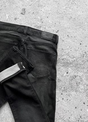 G-star 3301 slim black boys sp22087 pant jeans підліткові штани, джинси6 фото