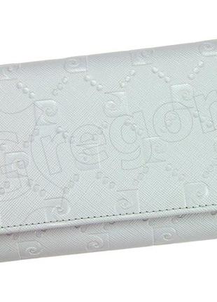 Жіночий шкіряний гаманець pierre cardin p79 455 попелястий -