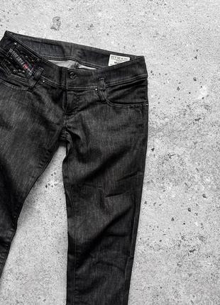 Diesel matic 008j7 stretch women’s black denim jean pants жіночі джинси5 фото