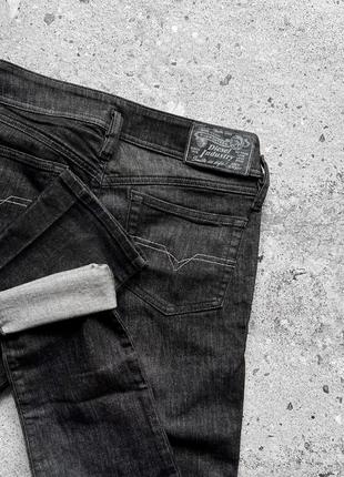 Diesel matic 008j7 stretch women’s black denim jean pants жіночі джинси6 фото