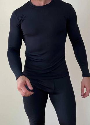 Термобілизна чоловіча термобілизна жіноча мікродайвінг на флісі кофта штани6 фото