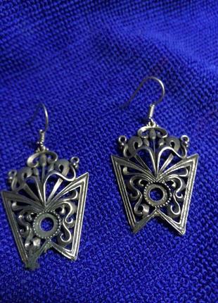 Сережки великі нейзильбер