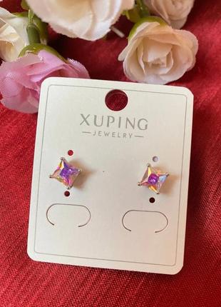 Сережки xuping jewelry з неіржавкої сталі