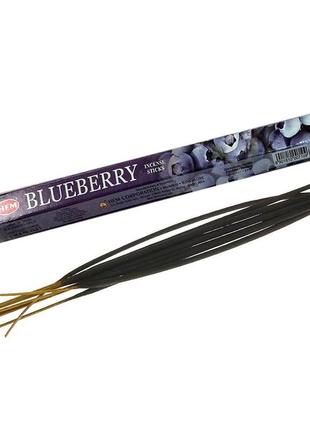 Аромапалички чорниця blueberry фруктові пахощі шестигранники