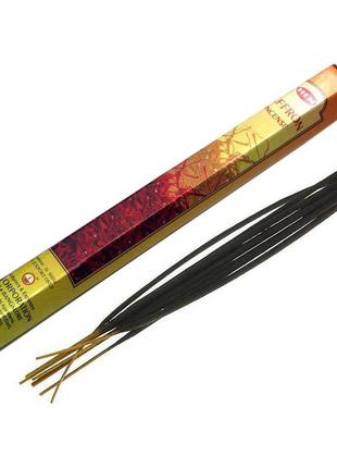 Аромапалички шафран для дому saffron incense sticks1 фото