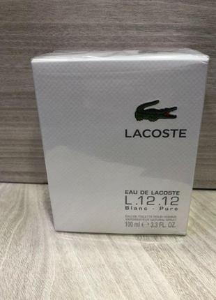 Туалетная вода lacoste oculos eau de lacoste oculos l.12.12 blanc мужская 100мл