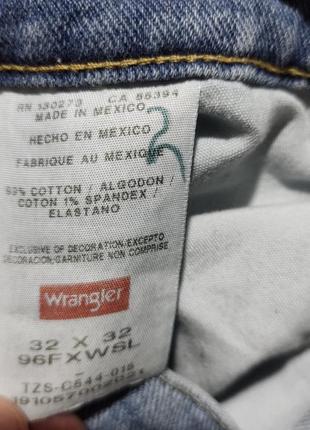 Мужские джинсы / wrangler / штаны / брюки / синие джинсы / мужская одежда / чоловічий одяг /8 фото