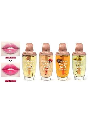 Водостойкий блеск для губ qiaoanna magic jelly lipgloss 8 мл2 фото