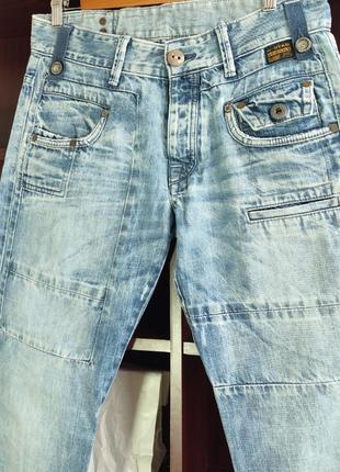 G star vtg y2k jeans cargo multi pocket штани vintage джинси вінтаж блакитні світлі карго мультипокет прямі gstar g-star raw denim army radar straight3 фото