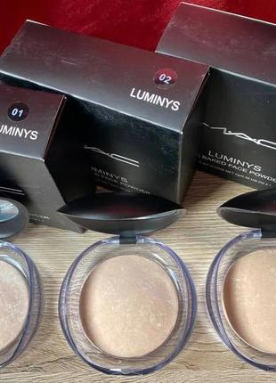 Пудра mac для обличчя запечена lumunys silk baked face (тон № 4)