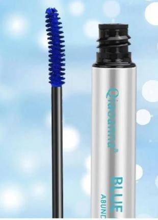 Водостойкая тушь для ресниц qiaoanna blue mascara синяя 8g2 фото