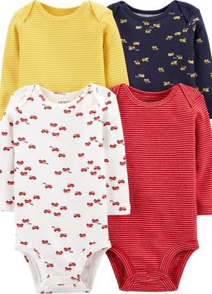 Комплект бодиков carter´s с длинным рукавом для мальчиков