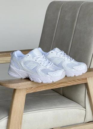 Нью беленс кросівки білі шкіряні new balance1 фото