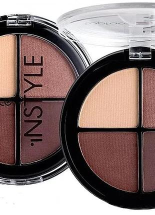 Тени для век topface quartet eyeshadow 4 цвета №001