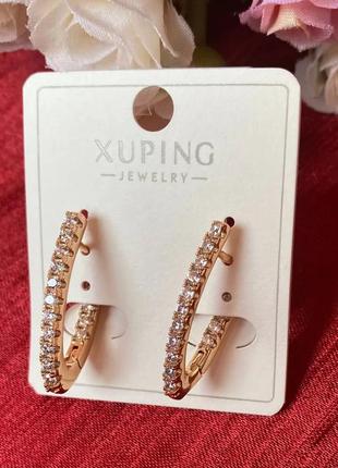 Серьги xuping jewelry из нержавеющей стали