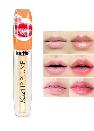 Блеск для увеличения объёма губ vivid lip plumb essence peach с экстрактом персика3 фото