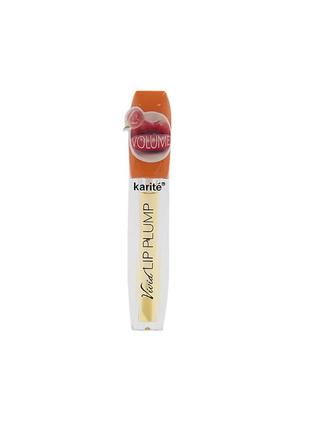 Блеск для увеличения объёма губ vivid lip plumb essence peach с экстрактом персика4 фото