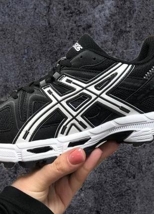 Asics gel kahana 8 black white 41