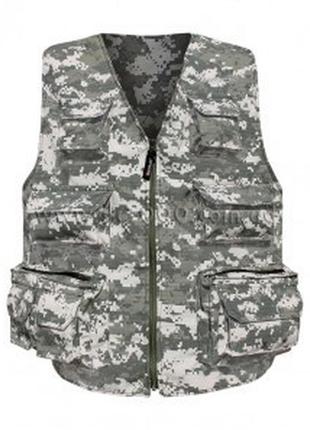 Жилет універсал на блискавці піксель 44