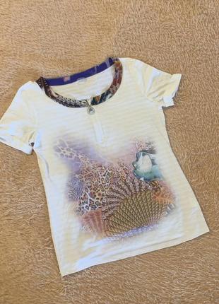 Біла футболка футболка sassofono майка топ