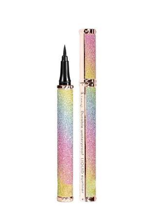 Подводка-маркер для глаз водостойкая liangi durable waterproof eyeliner черная2 фото