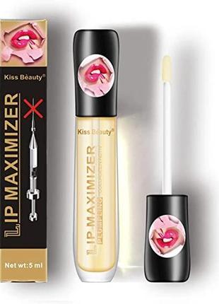 Блеск для увеличения губ kiss beauty maximizer