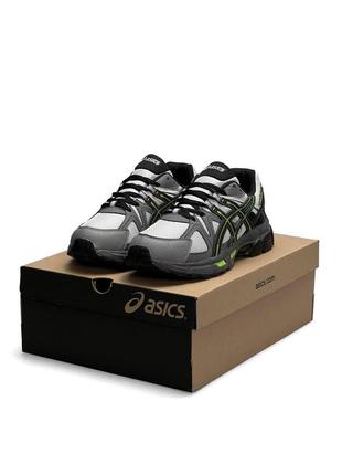 Мужские кроссовки asics gel-kahana 8 grey light green 411 фото