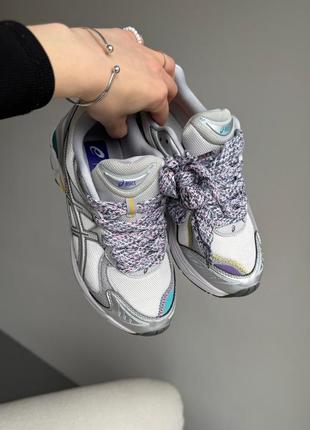 Кросівки asics gt-2150 silver purple2 фото