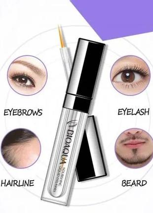 Сыворотка для роста ресниц и бровей bioaqua nourishing liquid eyelashes 7 ml5 фото