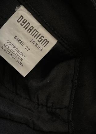 Джинси чорні, джинси чорні котон, джинси чорні стрейчевий3 фото