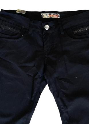 Джинси чорні, джинси чорні котон, джинси чорні стрейчевий2 фото