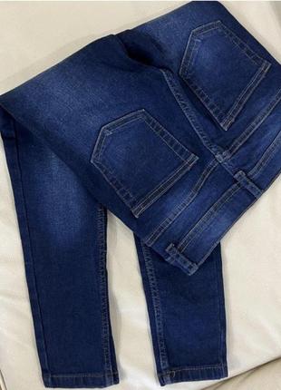 Джинсы, джинси скінні сині 7-8 років ріст 128 на хлопчика4 фото