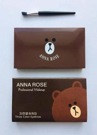 Тіні для очей anna rose professional makeup матові